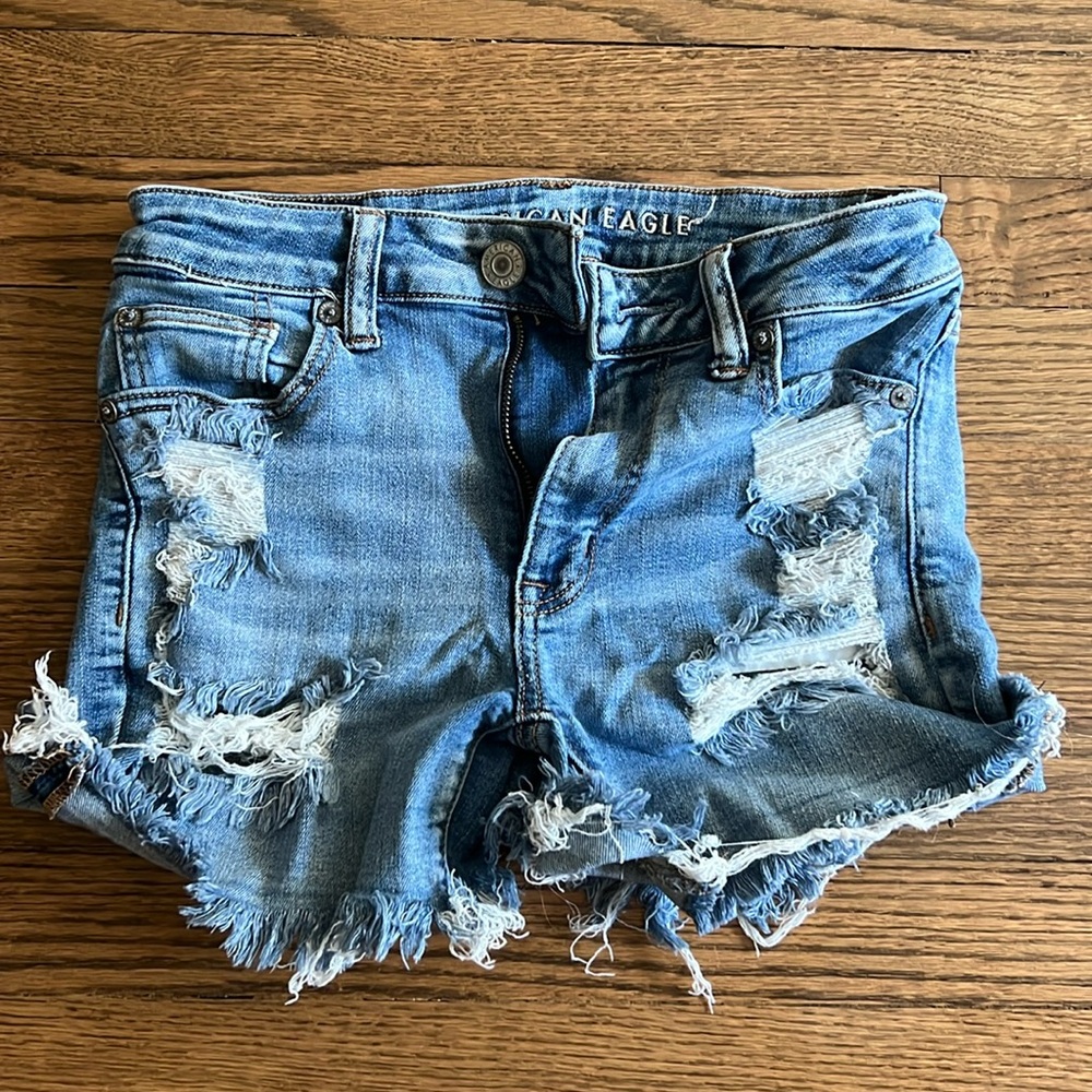 American Eagle Ne(x)t level stretch jean shorts